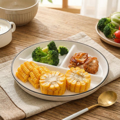 Classic 4-Compartment Dinner Plate Set